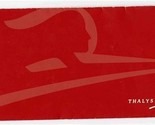 Thalys Ticket Jacket &amp; Ticket French Belgian High Speed Train  - £14.00 GBP