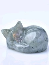 Labradorite cat, ornamental labradorite, labradorite jewelry, Cristal therapy la - £14.27 GBP