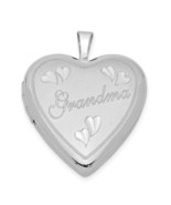 Sterling Silver Grandma Heart Locket - €112,39 EUR