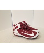 Nike Alpha Huarache Elite Metal Baseball Cleats Red 923428-612 Men&#39;s Siz... - $951.78 MXN