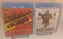 Hateful Eight (Blu-ray + DVD) + Reservoir Dogs (Blu-ray)-NEW (Sealed)-Box S&amp;H - £13.52 GBP