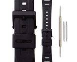 Morellato Spiro Silicone Watch Strap - Black - 18mm - Special Stainless ... - £10.41 GBP