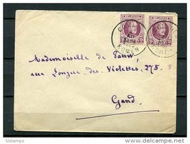 Belgium 1923 King Albert on Cover  Comines to Grand - $6.93