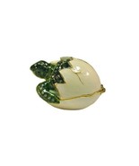 Jeweled Enameled Pewter Sea Turtle Hinged Trinket Ring Jewelry Box Terra... - £19.96 GBP