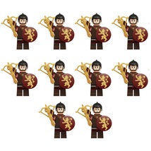 10pcs Game of Thrones Lannister army Archers Minifigures Accessories - £19.17 GBP