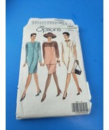 Easy Vogue Pattern 7962 Dress Skirt Tunics Color Block Sizes 20 22 24 - £15.56 GBP