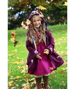 Girls Double Fleece  Overcoat / Toddler Girl Orchid Coat Dress / Kids Ou... - £33.02 GBP