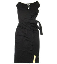NWT Reformation Sage in Black Stretch Jersey Midi Wrap Dress S $148 - £93.43 GBP