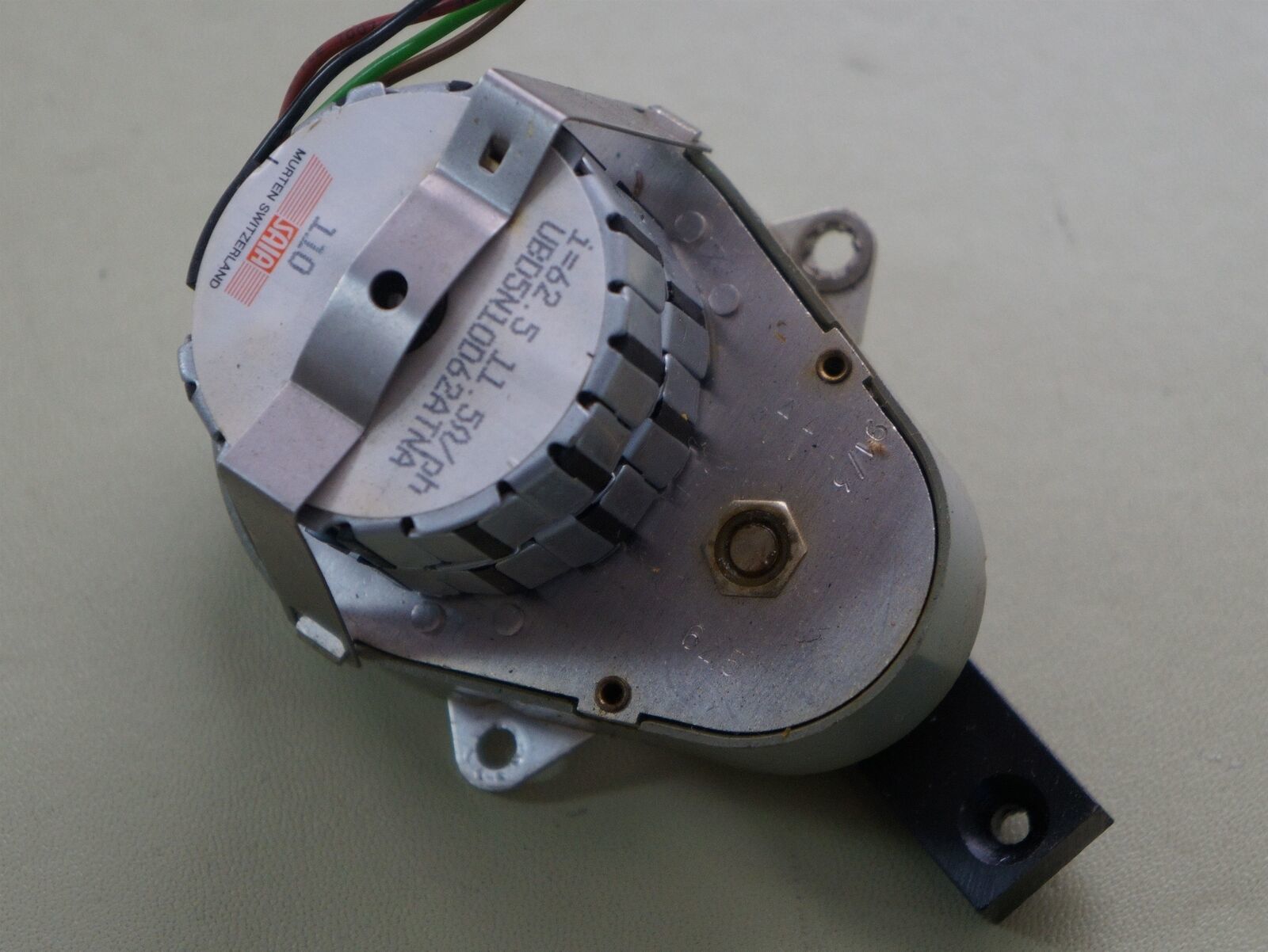 Saia UBD5N10D62ATNA DC Gear Motor i=62.5 , 11.5Ω/ph - $19.57