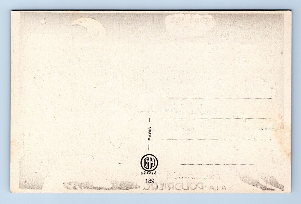German Military Comic Powder Guard Distraction UNP DB Postcard Q10 ...