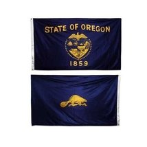 Flag 3X5 State of Oregon Double Sided Nylon 3Ft X 5Ft House Banner - £18.56 GBP