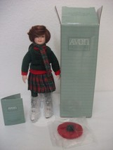 1991 AVON CHILDHOOD DREAMS PORCELAIN DOLL COLLECTION &quot;SKATING PARTY&quot; - £13.31 GBP
