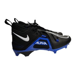 Nike Alpha Menace Pro 3 CT6649-007 Mens Size 11 Black Blue Football Cleats - $99.00