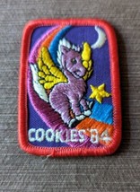 Vintage Girl Scout Cookies &#39;84 Pegasus Rainbow 2x3&quot; Patch - £4.74 GBP