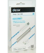 NEW Dexim Visible-G Apple iPhone 4s/4 LED Glow BLUE Charge USB Sync Cabl... - £3.65 GBP