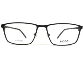 MODO Eyeglasses Frames 4240 BLK Black Rectangular Square Full Rim 57-16-145 - £148.96 GBP