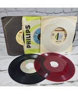 Vintage Singles Vinyl 45 RPM Records Lot of 5  - £15.65 GBP