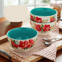 NEW 3 Bowls Pioneer Woman Vintage Floral 24oz Soup/Cereal Bowls - £19.84 GBP