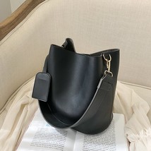 2piece/set Fashion Designer Pu Leather Women&#39;s Handbags Good Casual Ladies Tote  - £36.08 GBP