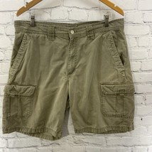 Columbia Cargo Shorts Mens Sz 36 Beige Casual Hiking Camping - £12.40 GBP