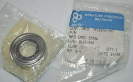 Lot of 2 NEW MPB Timken SR8 Single Row Super Precision Ball Bearings H623-800 - $37.27