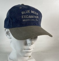 Vintage Blue Mesa Excavation Monstrous Co SnapBack Trucker Hat Cobra Den... - £19.54 GBP