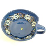 Mexican Terra Cotta Clay Folk Art Bowl with Handle - €38,66 EUR