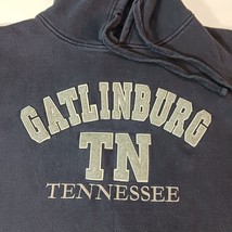 SANJEEV Gatlinburg Tennessee Men's Blue Cotton Blend Hoodie Pullover Vest Size L image 4