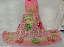 Rajputi poshak Lehenga Rajasthani Embroidered Traditional Ethnic Dress C... - £45.23 GBP