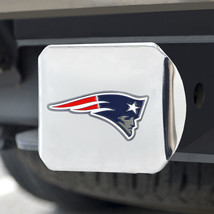 New England Patriots Hitch Cover Color Emblem on Chrome - $1,071.61 MXN