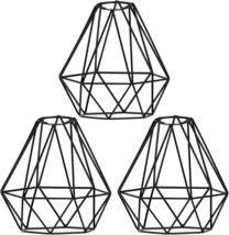 Metal Cage Lampshade For Pendant Light Cord Kit Vintage Lamp Holders Han... - $44.93