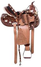 New Western Barrel Racing Horse Saddle Tack Set Size 13&quot; to 18&quot; - $375.00+