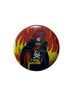 Captain Harlock Button Pirate Black Logo Skull Crossbones Anime JPN - $451.41 MXN