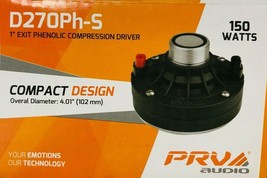 PRV Audio - D270Ph-S - 1&quot; Phenolic Compression Driver 8 Ohm 1-3/8&quot;-18 TPI - £63.02 GBP