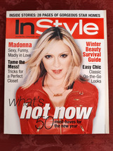 INSTYLE Magazine January 2001 Madonna Marcia Gay Harden Katey Sagal China Chow - £12.90 GBP