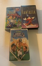 vhs tapes lot of 3 angels in the outfield,fantasla,the swan princess - £9.27 GBP