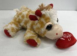 Dan Dee Valentine Love 10” Plush Kiss Me Giraffe Big Eyes Soft Stuffed Animal - £11.48 GBP