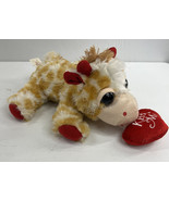 Dan Dee Valentine Love 10” Plush Kiss Me Giraffe Big Eyes Soft Stuffed A... - £11.35 GBP
