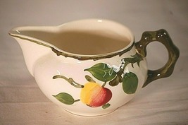 The Delicious Apple Villeroy &amp; Boch Milk Creamer 10 oz. Yellow Red Apples France - £29.73 GBP