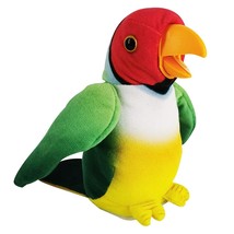Talking Plush Parrot - Interactive Voice Activated. Your Stuffed Parrot Repeats  - £28.43 GBP