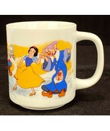 Vintage Disneyland Walt Disney World Snow White &amp; The Seven Dwarfs Cup Mug  - $16.82