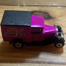 MATCHBOX FORD MODEL A PANEL TRUCK KELLOGG'S RAISIN BRAN LOGO DIE-CAST PU... - $9.90