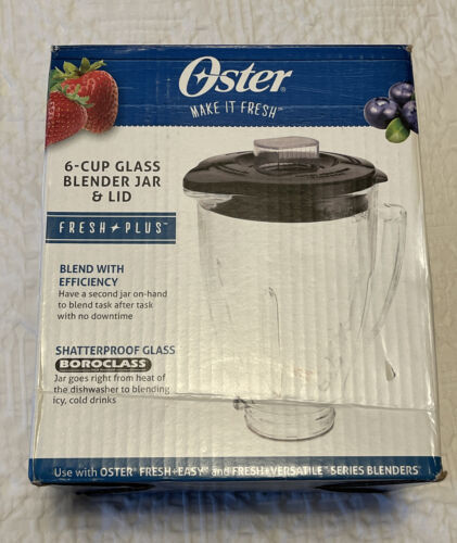 OSTER 6 CUP GLASS BLENDER JAR & LID  BLSTAJ-CB0 - $23.95