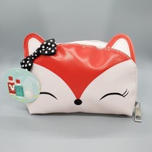 Fox Cosmetic Makeup Pouch Bag Candy Apple Bath Body Gift Set Stocking Stuffer - $12.59