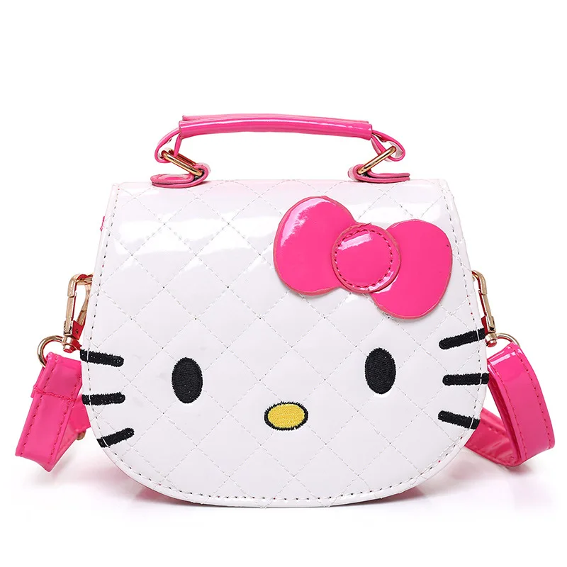 New Hello Kitty Girls Shoulder Bags Cute Cartoon Waterproof Messenger Ba... - $19.56