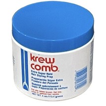 Original Master Krew Comb Extra Super Hold Hair Styling Prep 4 oz. New - £61.98 GBP