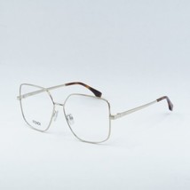 FENDI FE50009U 032 Light Gold 57mm Eyeglasses New Authentic - £136.65 GBP