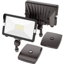 HYPERLITE 2 Pack 50W LED Flood Light Outdoor with Knuckle Mount, Wall Mount 5000 - £88.24 GBP