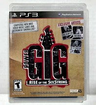 Power Gig Rise of the SixString Sony Playstation 3 Video Game Guitar Hero PS3 - £5.20 GBP