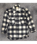 Men&#39;s Vintage 50/60&#39;s Gunflint Wool Plaid Button Up Flannel Shirt Jacket... - $42.56